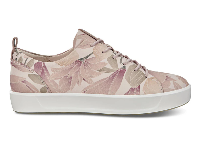 Ecco Women's Soft 8 Sneaker - Pink Floral