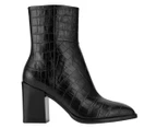 Wittner Women's Sahara Boots - Black Croc Print