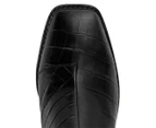 Wittner Women's Sahara Boots - Black Croc Print