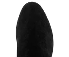 Wittner Women's Patt Platform Wedge Suede Boots - Black