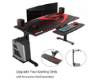 Eureka Ergonomic I60-SLB Large Racing Home Office Gaming Desk - Black