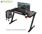 Eureka Ergonomic Z2 RGB PC Office Gaming Desk with RGB Lights - Black