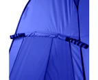 Pop Up Camping Shower Toilet Tent Outdoor Privacy Portable Change Room Shelter - blue