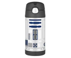 2 x Thermos Funtainer 355ml Insulated Stainless Steel Drink Bottle Star Wars R2D2