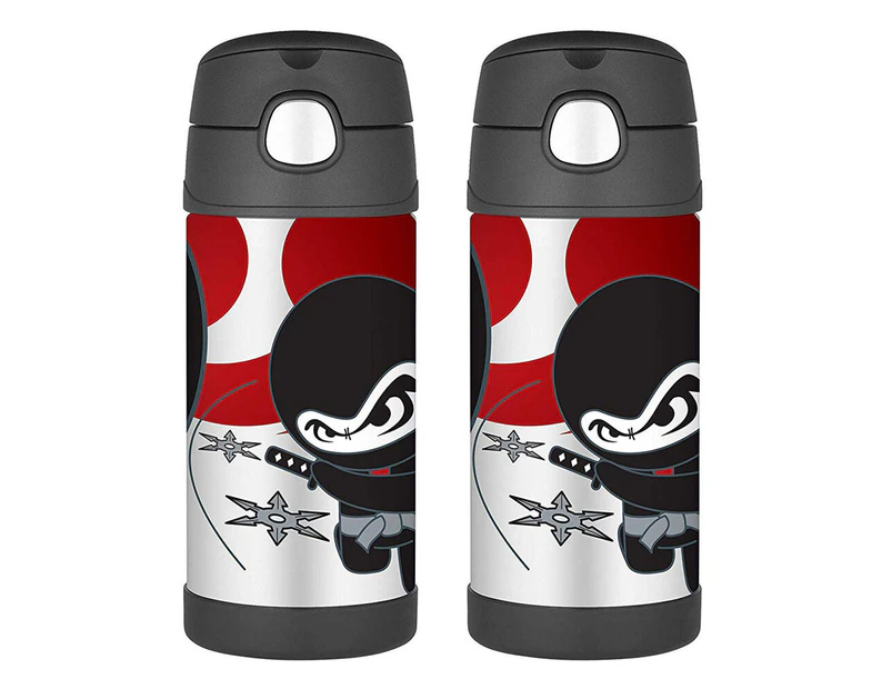 2 x 2PK Thermos Funtainer 355ml Insulated Stainless Steel Drink Water Bottle Ninja