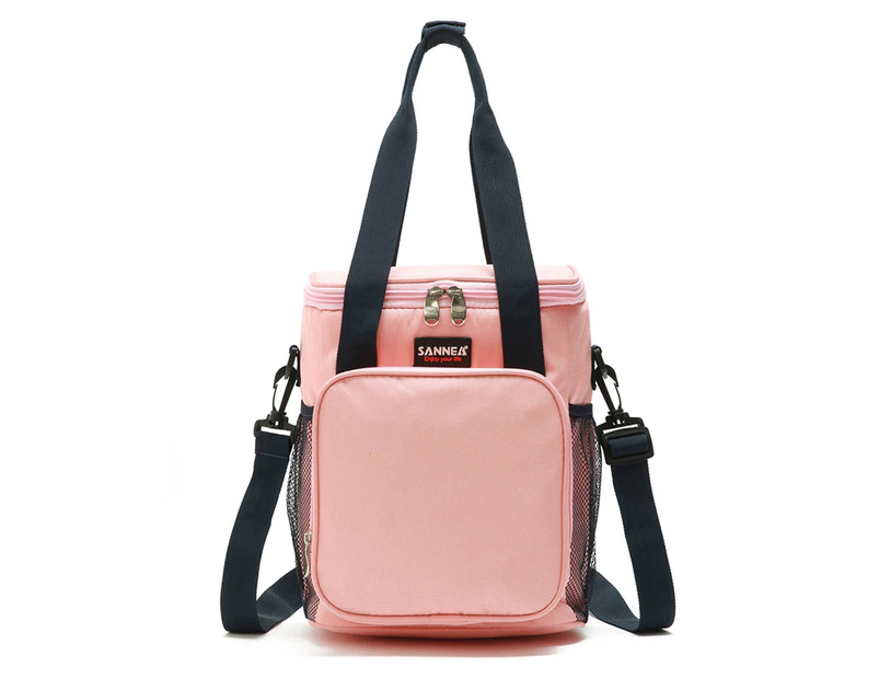 Sannea Lunch Bags Leakproof Crossbody Lunch Bag-Pink