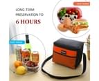 Sannea Cooler Lunch Bag For Men Women-Orange 3
