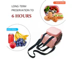 Sannea Lunch Bags Leakproof Crossbody Lunch Bag-Pink
