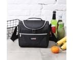 Sannea Large Durable Insulated Cooler Lunch Bag-Black 6