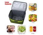 Sannea Cooler Lunch Bag For Men Women-Green
