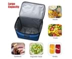 Sannea Cooler Lunch Bag For Men Women-Blue 4