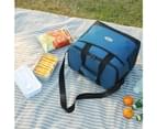 Sannea Insulated Lunch Box Lunch Bags Large Capacity Lunch Bag-Blue 6