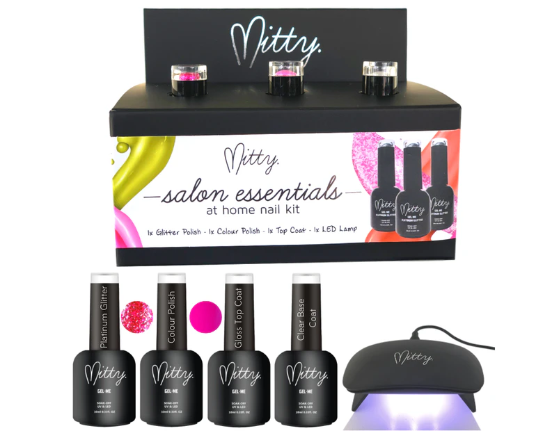 Mitty - Salon Essentials at Home Nail Kit - Peony Pink