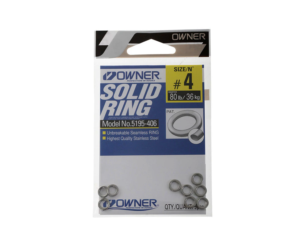 Owner 5195-406 Solid Fishing Ring #4