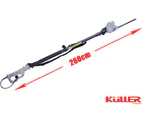 KULLER Corded Electric 450W telescope Pole Hedge Trimmer