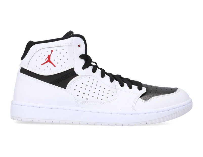 Nike Men's Jordan Access Sneakers - White/Gym Red/Black