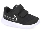 Nike Toddler Boys' Star Runner 2 Running Shoes - Black/White/Volt