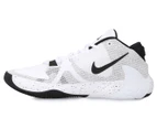 Nike Men's Zoom Freak 1 Basketball Shoes - White/Black