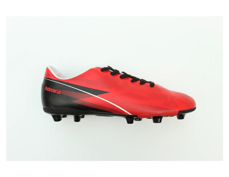 ADMIRAL Football Boots  -PULZ Gordon FG Red/White/Black