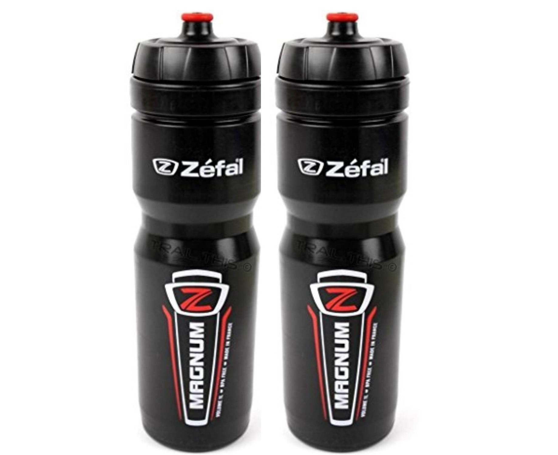 Zefal Magnum Grip Extra Large Water Bottle (Black) (33oz)