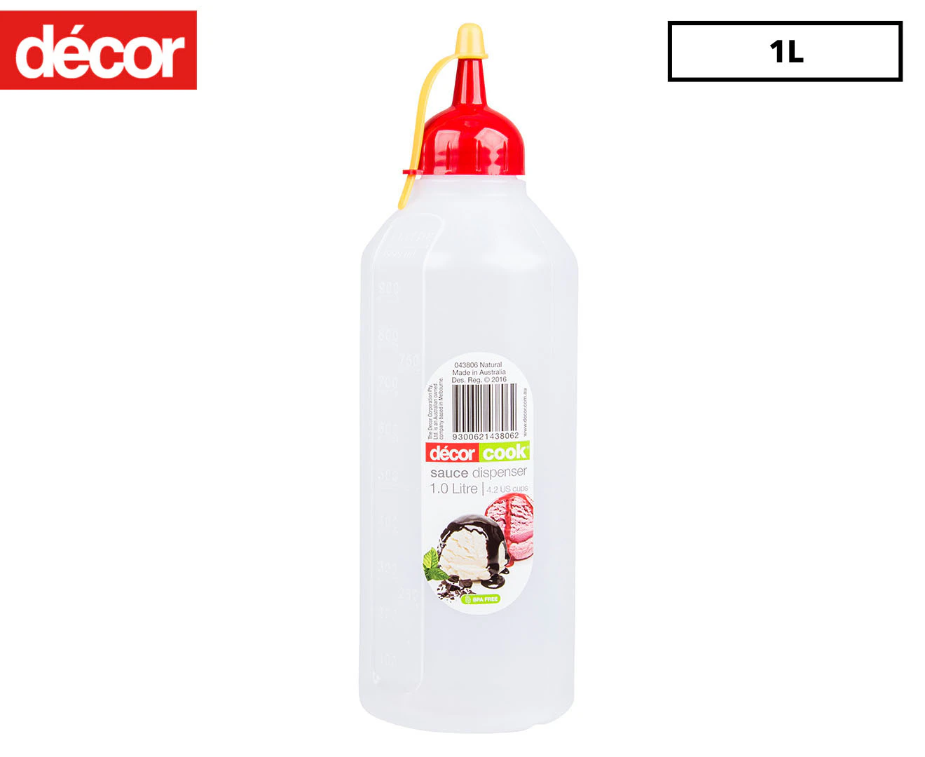 Decor Sauce Dispenser 1l x 1