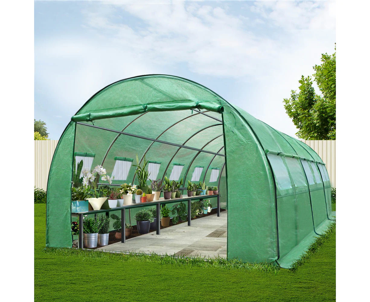 Greenfingers Greenhouse Garden Shed Green House Replacement *Cover Only* 6X3X2M