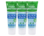 3 x Be Yourself Instant Hand Sanitiser Tube 50mL - Kills 99.99% of Germs