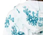 Desigual Women's Cotton Bath Robe - White Floral