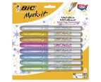 BiC Mark-It Fine Metallic Permanent Markers 8-Pack - Multi