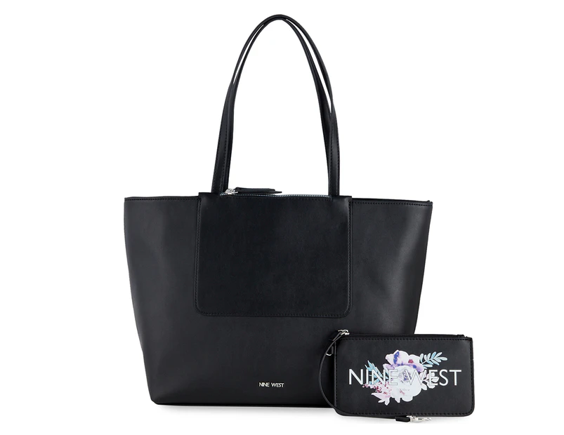 Nine West Liana Tote Bag w/ Pouch - Black