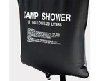 Pop Up Portable Privacy Shower room Tent &20L Outdoor Camping Water Bag Camp Set - green