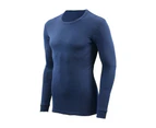 Kathmandu KMDCore Polypro Mens Womens Long Sleeve Thermal Base Layer Top v2 - Navy Blue