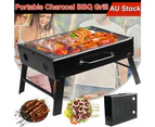 Outdoor Camping Portable & Foldable Charcoal BBQ Grill Hibachi Picnic Barbecue
