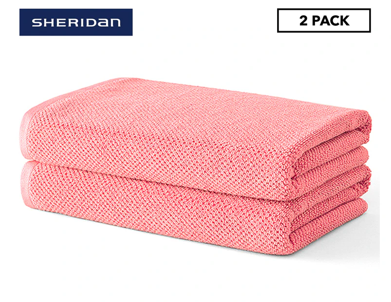 Sheridan Austyn Queen Bath Towel 2-Pack - Camelia