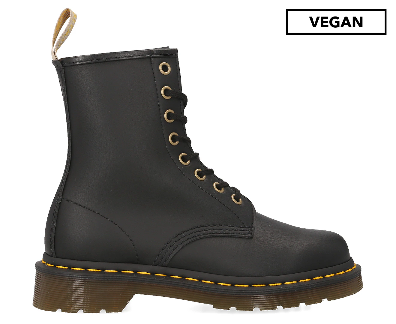 Dr. Martens Unisex 1460 Vegan Felix Rub Off Boots - Black