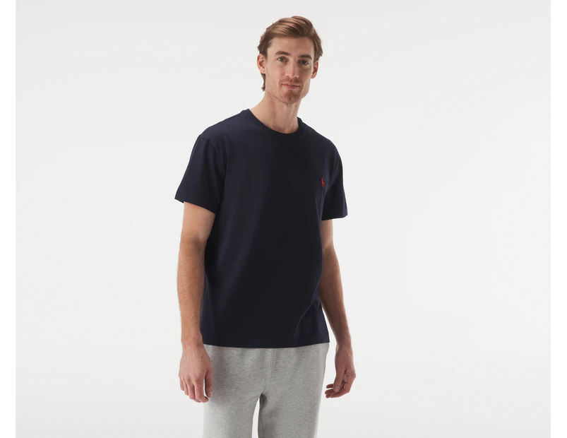 Polo Ralph Lauren Men's Jersey Crew Neck Tee / T-Shirt / Tshirt - Navy Ink