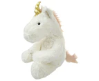 Casa Regalo Supersoft Unicorn Toy with Pink Hair 35 x 13cm