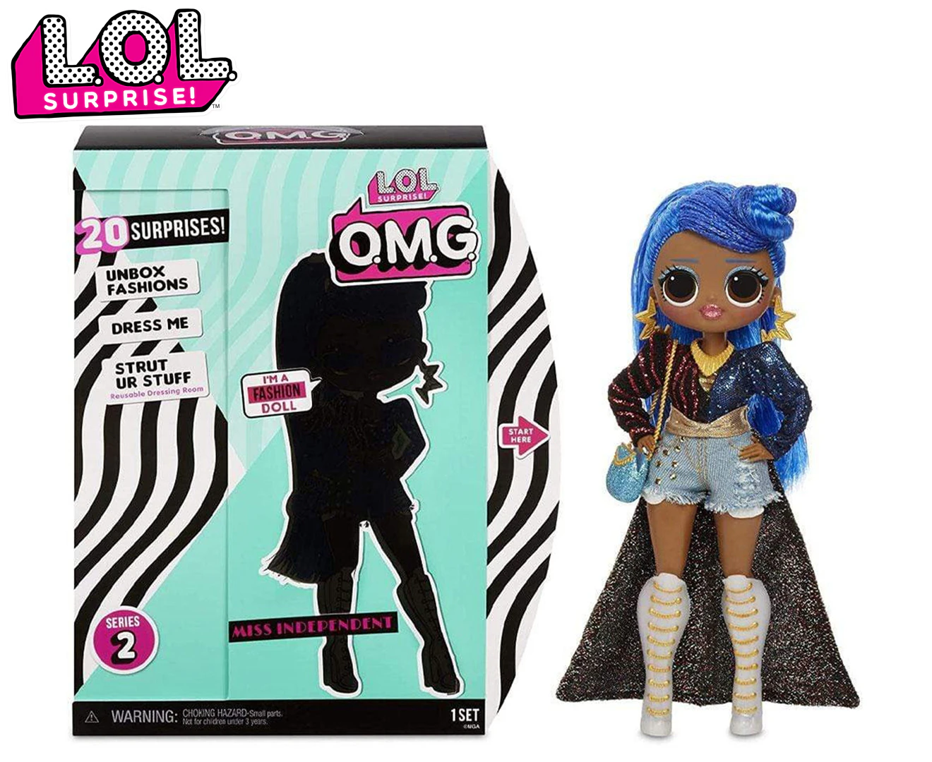 LOL Surprise OMG Series 2 Miss Independent Fashion Doll