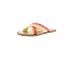 Toms Women's Sandals & Flip Flops Viv - Color: Persimmon Multi Canvas/Translucent Stripe