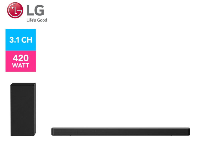 LG 3.1-Channel 420W DTS Virtual X Soundbar
