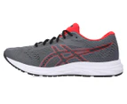 ASICS Men's GEL-Excite 6 Running Shoes - Steel Grey/Classic Red