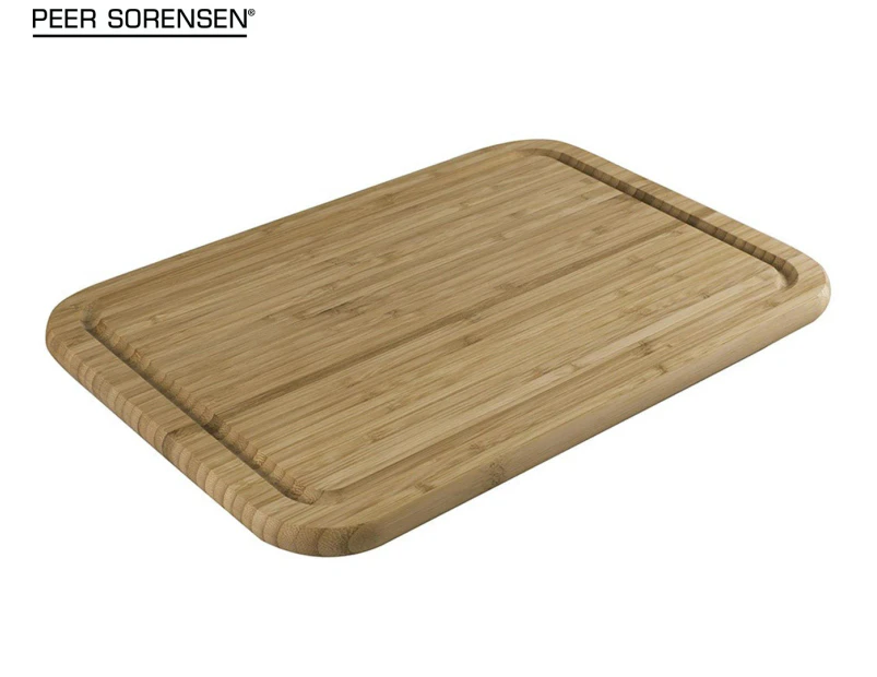 Peer Sorensen 42x29cm Reversible Bamboo Chopping Board w/ Groove - Natural