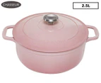 Chasseur Enamelled Cast Iron Round French Oven 20cm/2.5L Cherry Blossom Pink