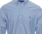 Ralph Lauren Men's Slim-Fit Stretch Oxford Shirt - Blue