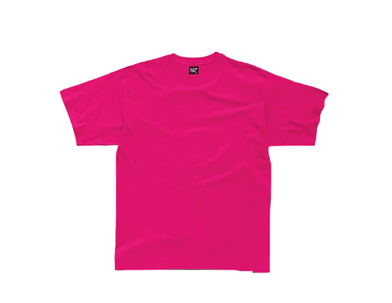 SG Unisex Childrens/Kids Short Sleeve T-Shirt (Dark Pink) - BC1061
