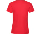 Fruit Of The Loom Girls Childrens Valueweight Short Sleeve T-Shirt (Red) - BC323