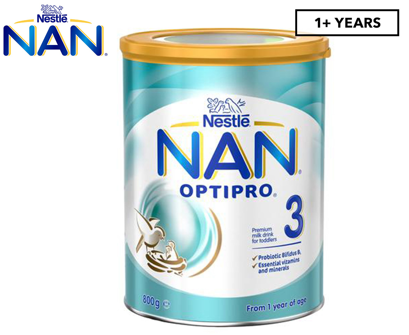 Nestle Nan Supreme 3 Toddler 12+ Months Milk Formula Powder 800G