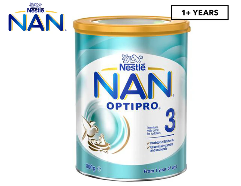 Nestlé Nan Optipro 3 Toddler 12+ Months Milk Formula Powder 800g
