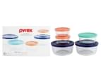Pyrex 10-Piece Simply Store Food Storage Set - Clear/Multi 1