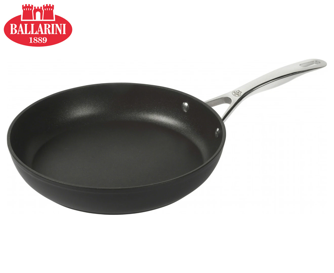 Ballarini Alba 28cm Titanium Non-Stick Frying Pan Round Induction Cookware Black